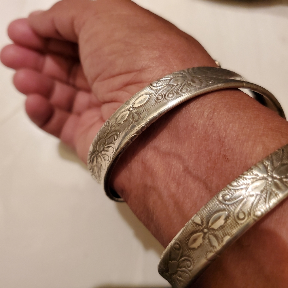 Silver Wrap Bracelet - image 5